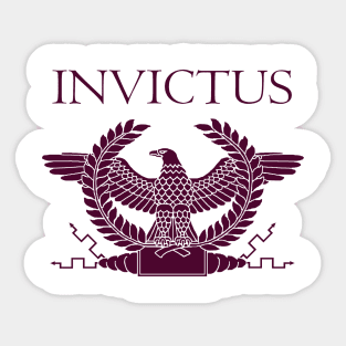 Invictus - Purple Eagle Sticker